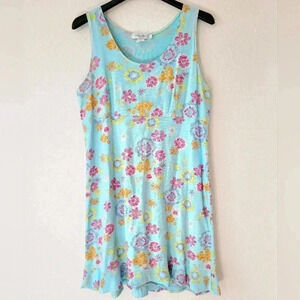 Fresh Produce Blue Sleeveless Scoop Neck Sundress